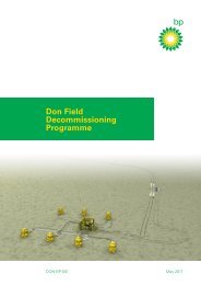 Don Field Decommissioning Programme (pdf, 7.8MB) null - BP