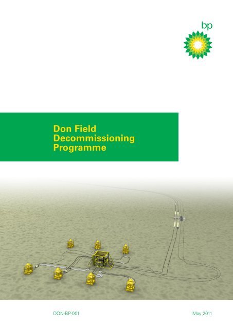 Don Field Decommissioning Programme (pdf, 7.8MB) null - BP