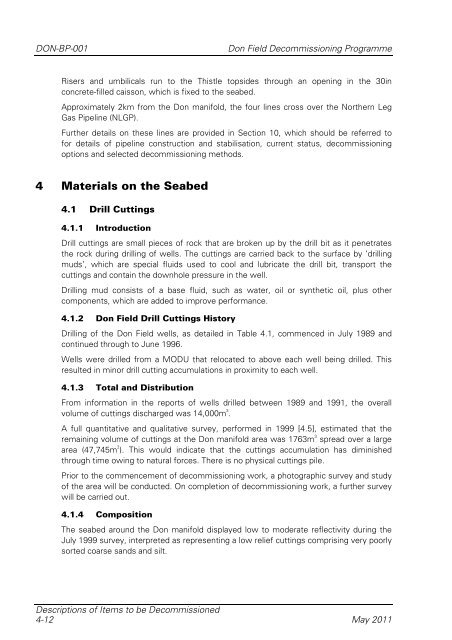 Don Field Decommissioning Programme (pdf, 7.8MB) null - BP