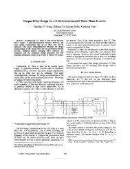 Output filter design for a grid-interconnected three-phase inverter ...