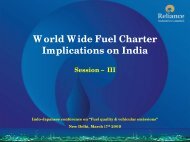 World Wide Fuel Charter Implications on India - petrofed.winwinho...