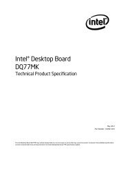 IntelÂ® Desktop Board DQ77MK Technical Product ... - Support