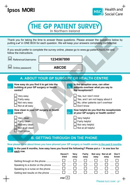 Picture of GP Patient Survey