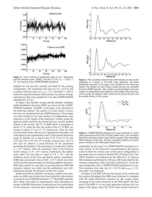 Hybrid Ab-Initio/Empirical Molecular Dynamics - Wayne State ...