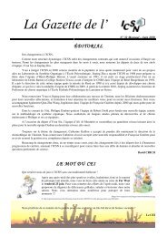 INSERM U767 - Historique de l'ICSN - CNRS