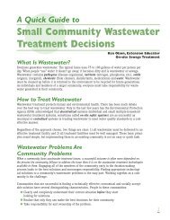 Small Community Wastewater Treatment Decisions - Onsite Sewage ...