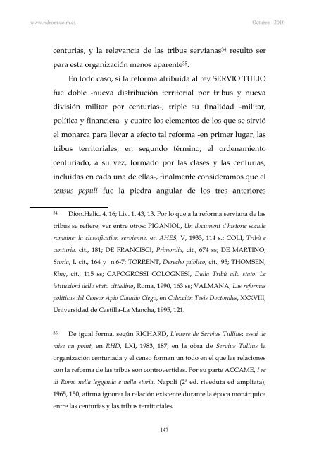 Idoneidad de las tabulae censoriae como instrumentos de - revista ...