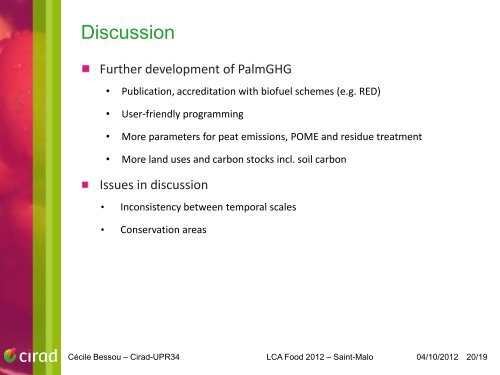 PalmGHG, the RSPO greenhouse gas calculator for oil palm ... - Inra