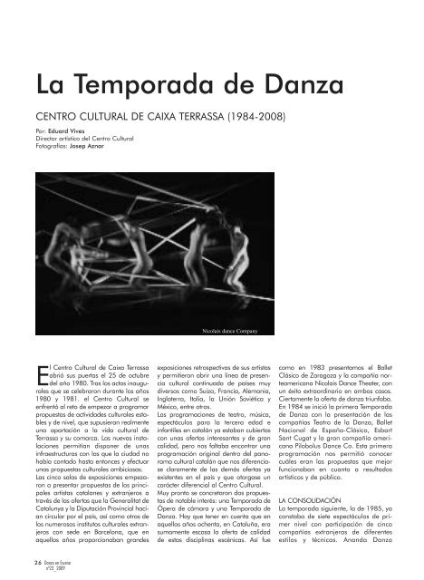 en escena - Casa de la Danza