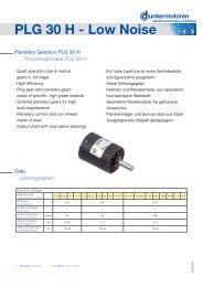 PLG 30 H - Low Noise - Dunkermotoren