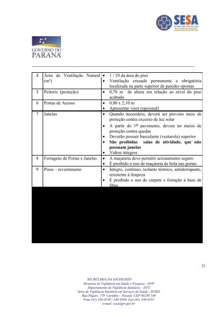 RESOLUÃÃO SESA nÂº 0162/05 - Secretaria da SaÃºde