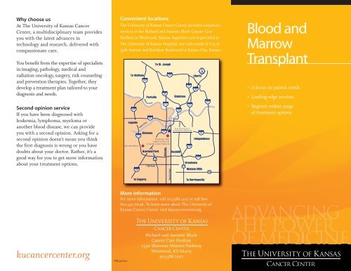 Blood and Marrow Transplant Brochure - The University Of Kansas ...