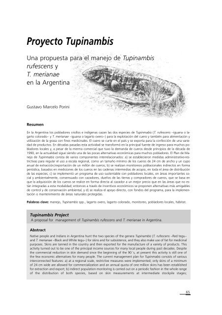 05 Tupinambis - Secretaria de Ambiente y Desarrollo Sustentable