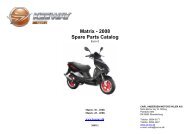 Matrix - 2008 Spare Parts Catalog - Carl Andersen Motorcykler A/S