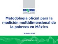 MetodologÃ­a oficial para la mediciÃ³n multidimensional de ... - Coneval