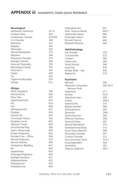 General Practice BILLING GUIDE - British Columbia Medical ...