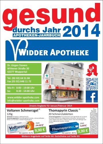 Hier klicken um das Jahresbuch als PDF ... - Widder-Apotheke