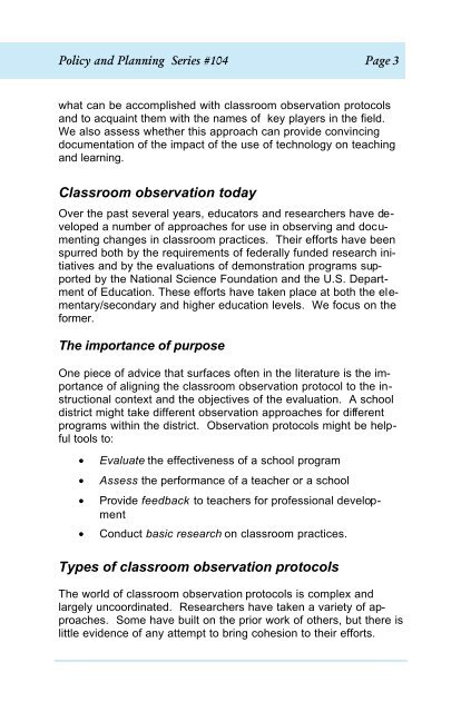 Classroom Observation Protocols - Alaska Department of Education ...