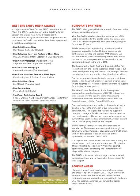 SANFL 2006 Annual Report