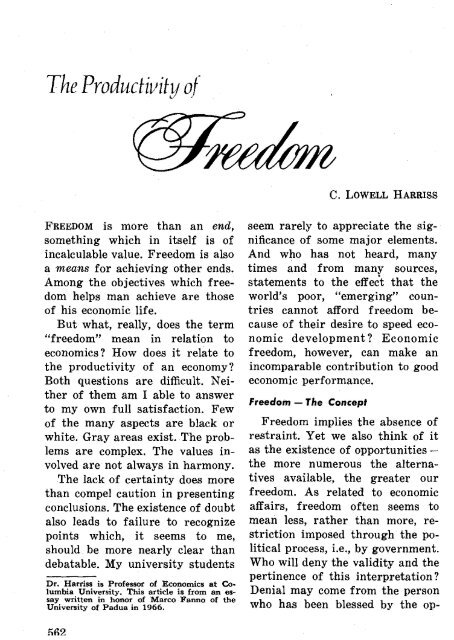 The Freeman 1972 - The Ludwig von Mises Institute