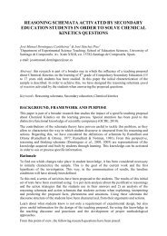 Reasoning schemata activated by secondary education ... - ESERA