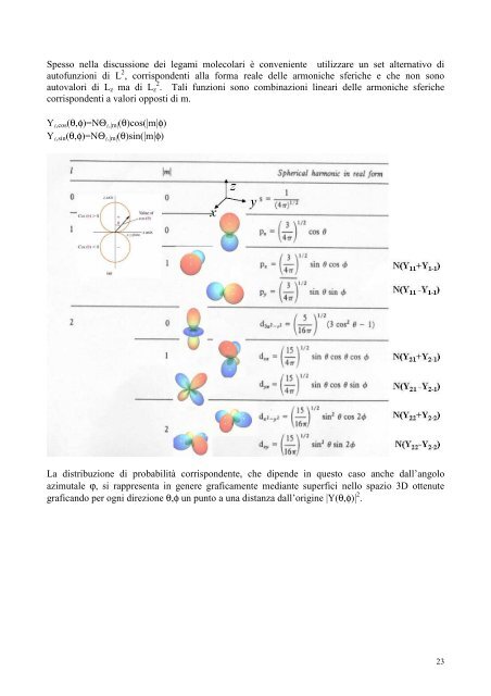 Dispense del corso di Elementi di Fisica Atomica e Molecolare