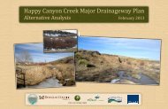 Happy Canyon Creek Major Drainageway Plan - Urban Drainage ...