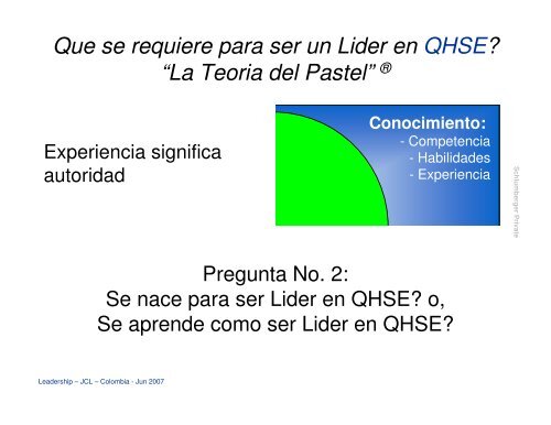 Reflexiones y experiencias sobre el Liderazgo en QHSE - Consejo ...