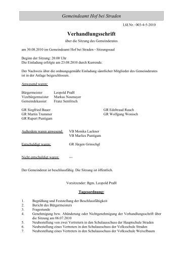 5-2010 (48 KB) - .PDF - Hof bei Straden