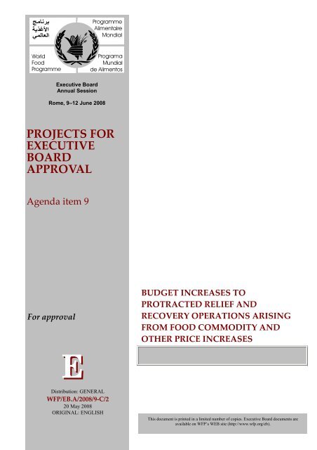 Wfp Booklets Revision - WFP