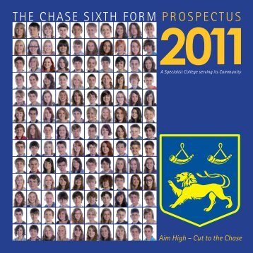 the chase sixth form prospectus - The Chase Technology College