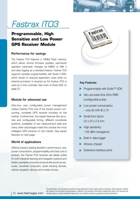 Fastrax Leaflet - Glyn Store