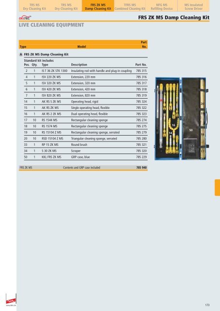 FRS ZK MS Damp Cleaning Set - Surgetek