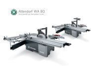 Altendorf WA 80 - Doc Commerciale