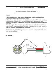 Draka Industrial Cable GmbH - Prysmian Group