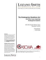 The Kindergarten Readiness Act - Kern County Superintendent of ...