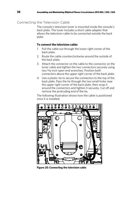 Operating and Maintaining the P80 Console - Precor