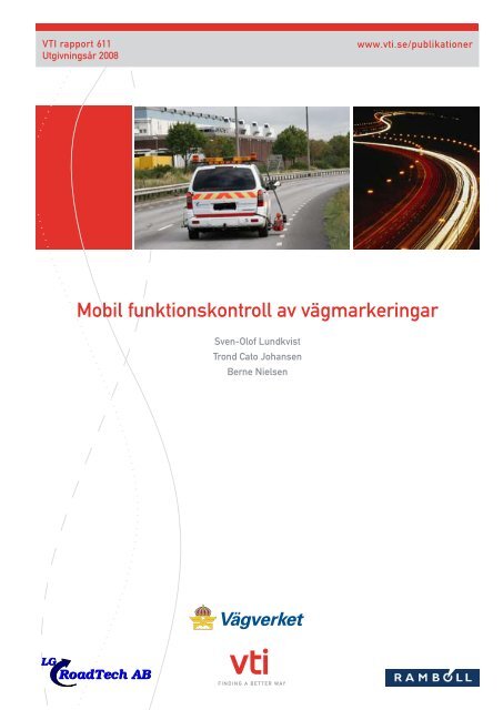 Mobil funktionskontroll av vÃ¤gmarkeringar - VTI