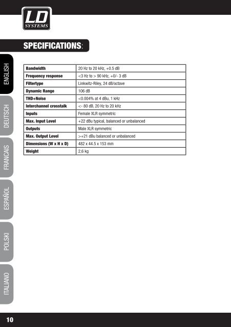 LD X223 - J&H Licht en Geluid