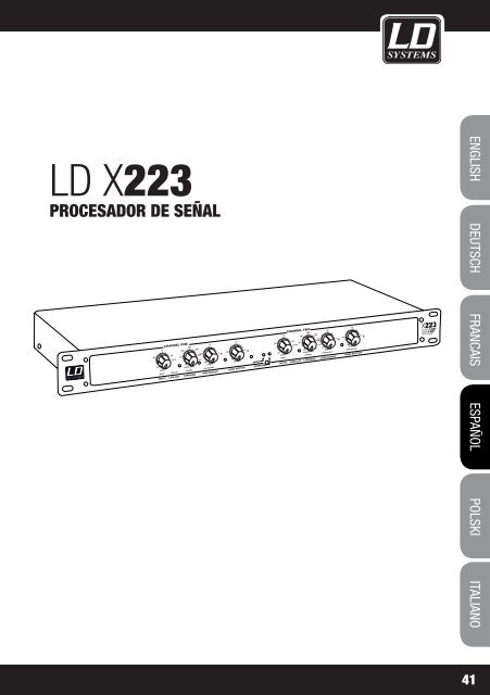 LD X223 - J&H Licht en Geluid