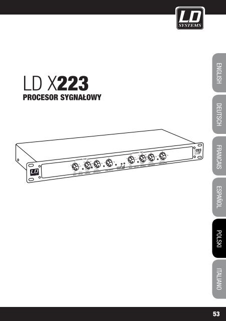 LD X223 - J&H Licht en Geluid