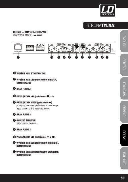 LD X223 - J&H Licht en Geluid