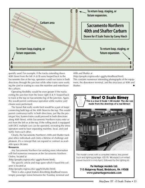 O Scale Trains Magazine Online