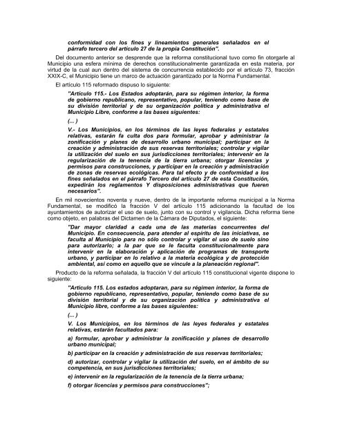 Orden Jurídico Municipal, Nueva Interpretación - Indetec