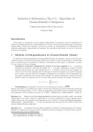 Initiation Ã  Mathematica (Tp nÂ°5) - ENS Cachan