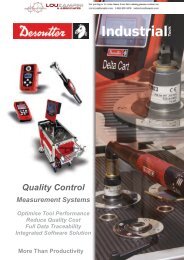 Quality control - Measurement systems - Desoutter online catalogue