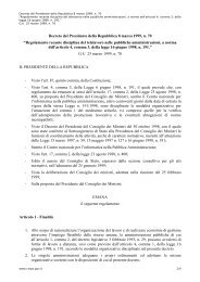 Decreto del Presidente della Repubblica 8 marzo ... - Archivio CNIPA