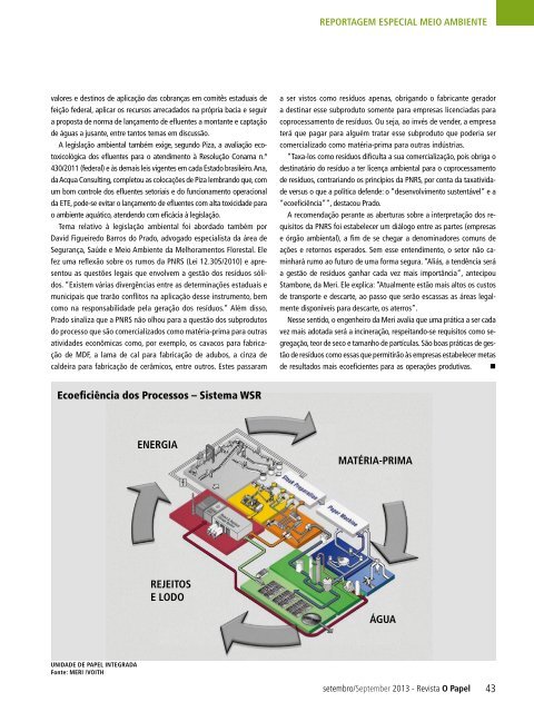 fÃ³rmula ambiental sustentÃ¡vel: reduÃ§Ã£o ... - Revista O Papel