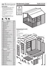 Windermere SS131D - Taylors Garden Buildings