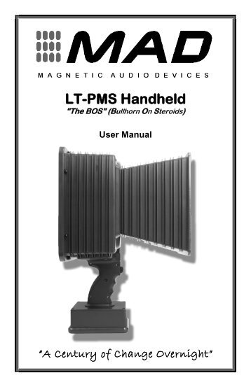MAD LT-PMS HandHeld - HPV Technologies Inc.